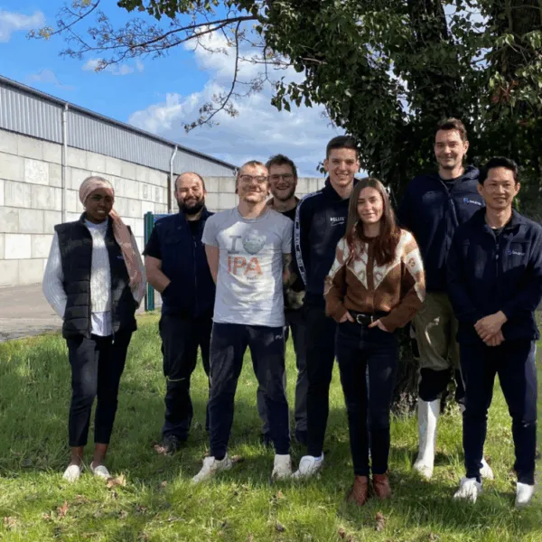 photo d'équipe bio brasseurs à strasbourg