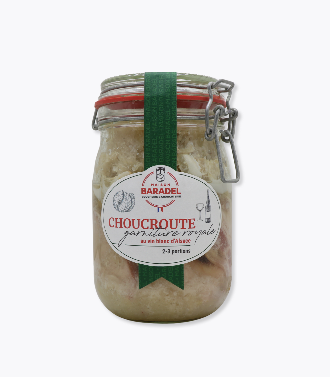 bocal choucroute vin blanc le parfait 950g
