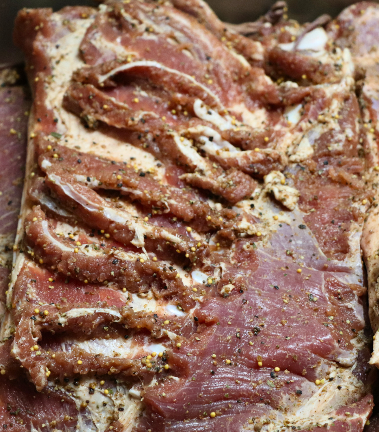 poitrine lard demi sel crue