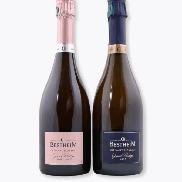 duo crémant prestige bestheim rosé et blanc
