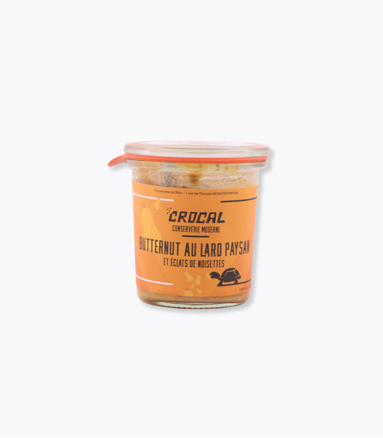bocal tartinable de butternutt au lard paysan conserverie du rhin