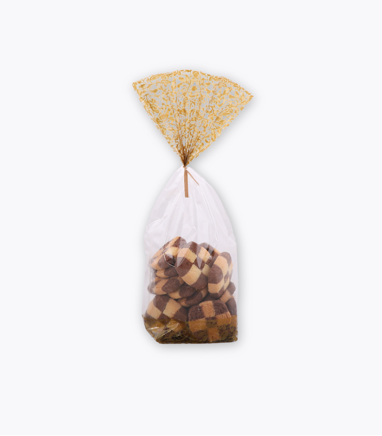 sachet de bredele damier chocolat