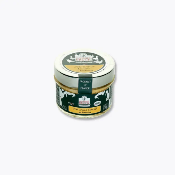verrine foie gras de canard au sauternes