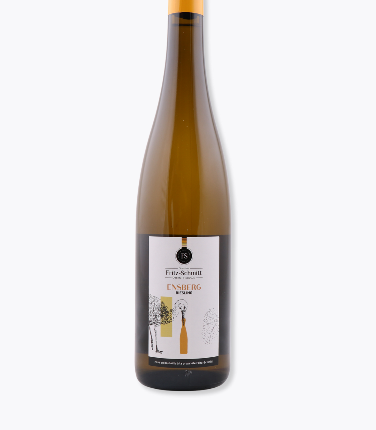 bouteille riesling ensberg fritz schmitt fond gris