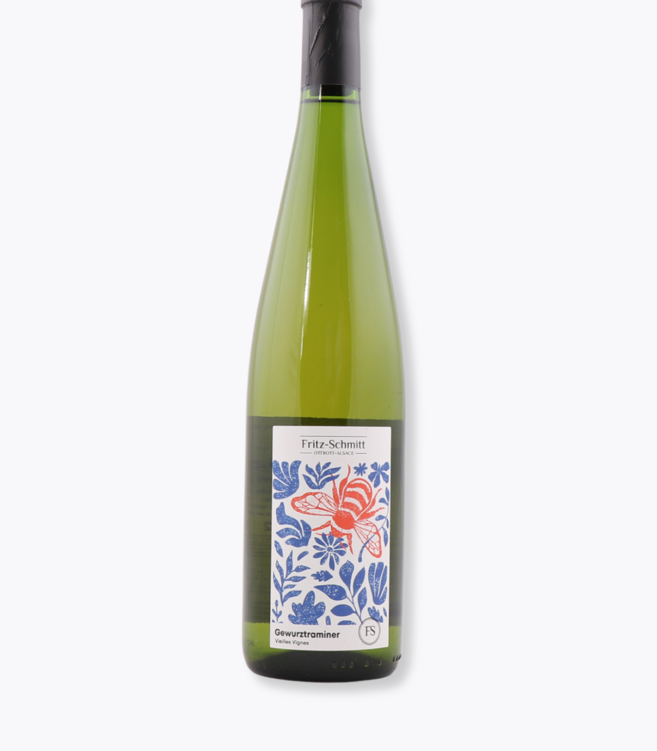 bouteille gewurtz vv fritz schmitt fond gris