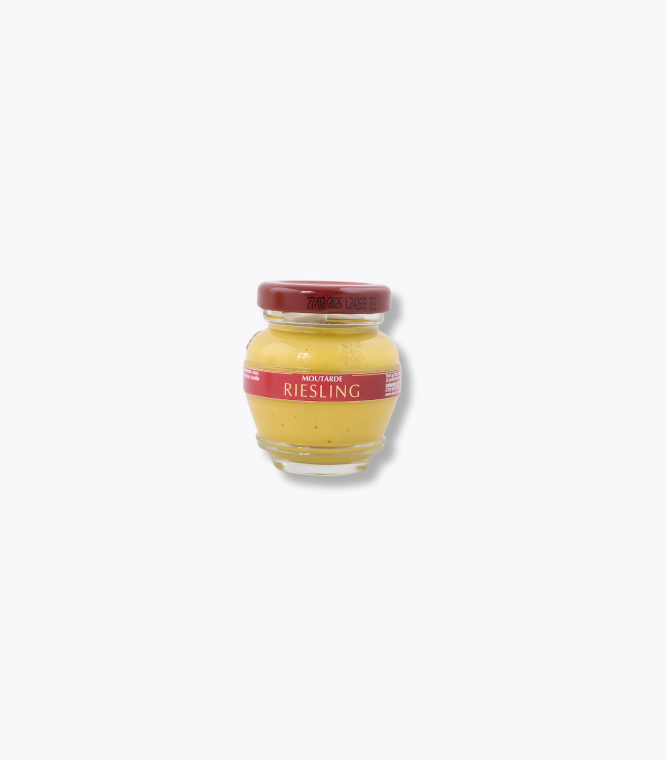 pot de moutarde au riesling domaine des terres rouges 55g
