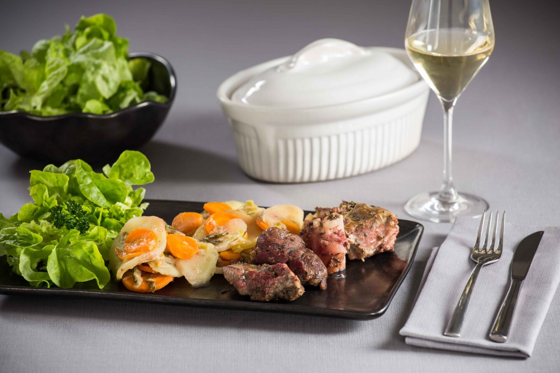 assiette avec baeckaoffe frais