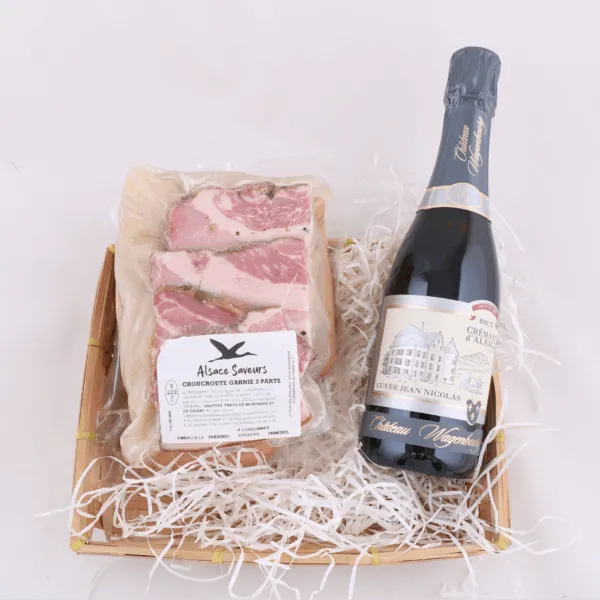 pack choucroute 2 personnes avec crémant