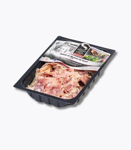 packaging salade museau de boeuf