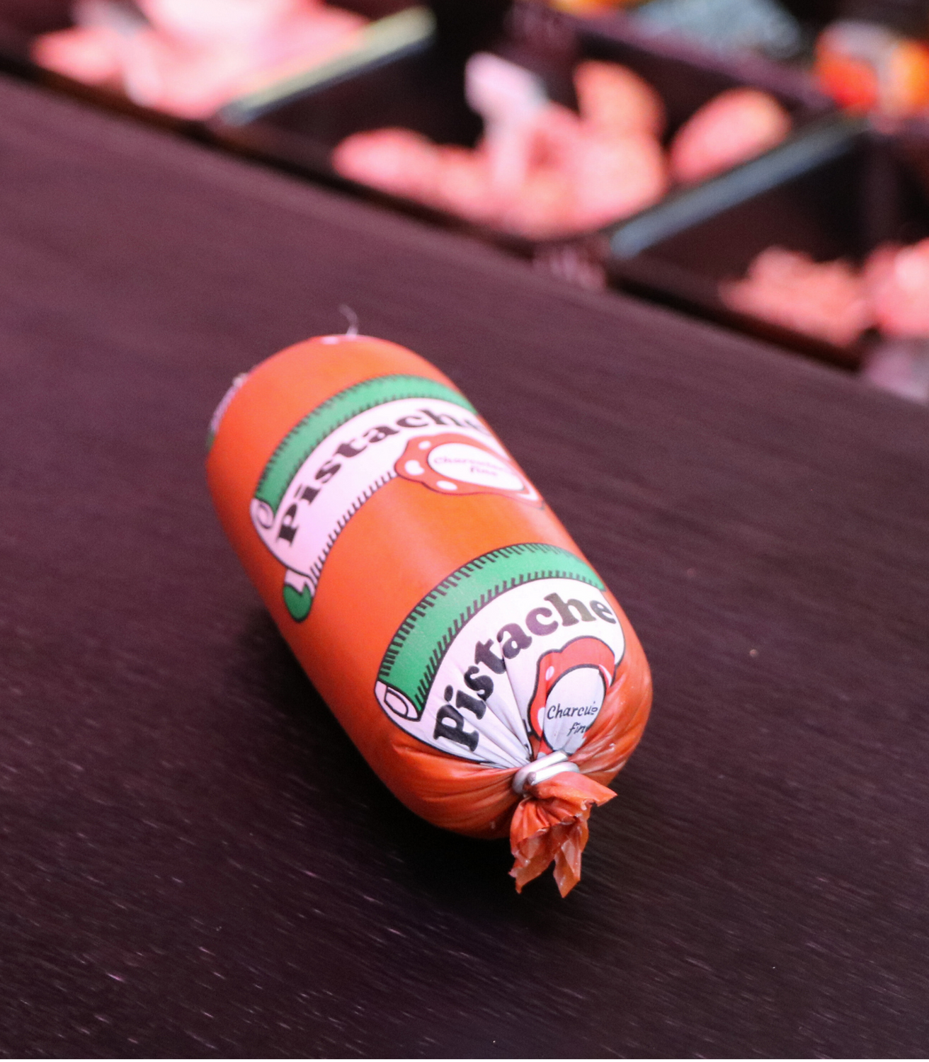 saucisse à la pistache