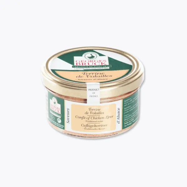 bocal de terrine de volailles au riesling