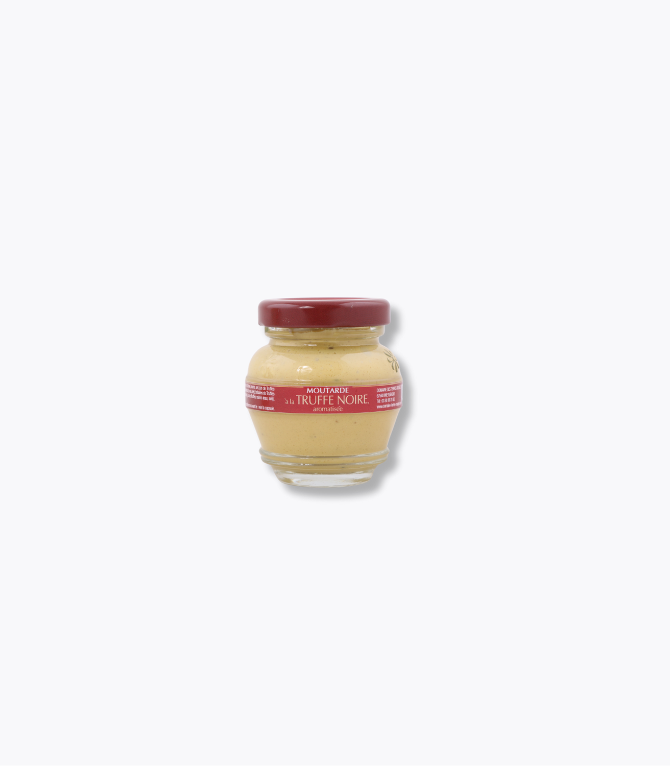 pot de moutarde à la truffe noire domaine des terres rouges 55g
