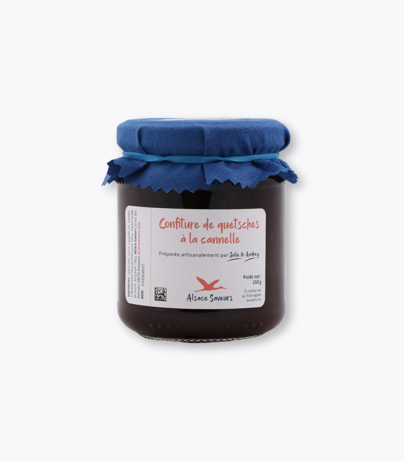 pot de quetsches cannelle confiture 250g