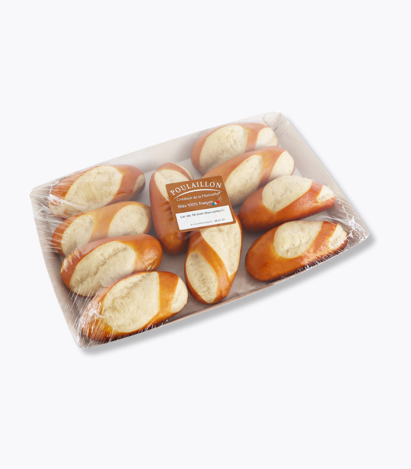 barquette de 10 mini mauricettes vu de 3/4
