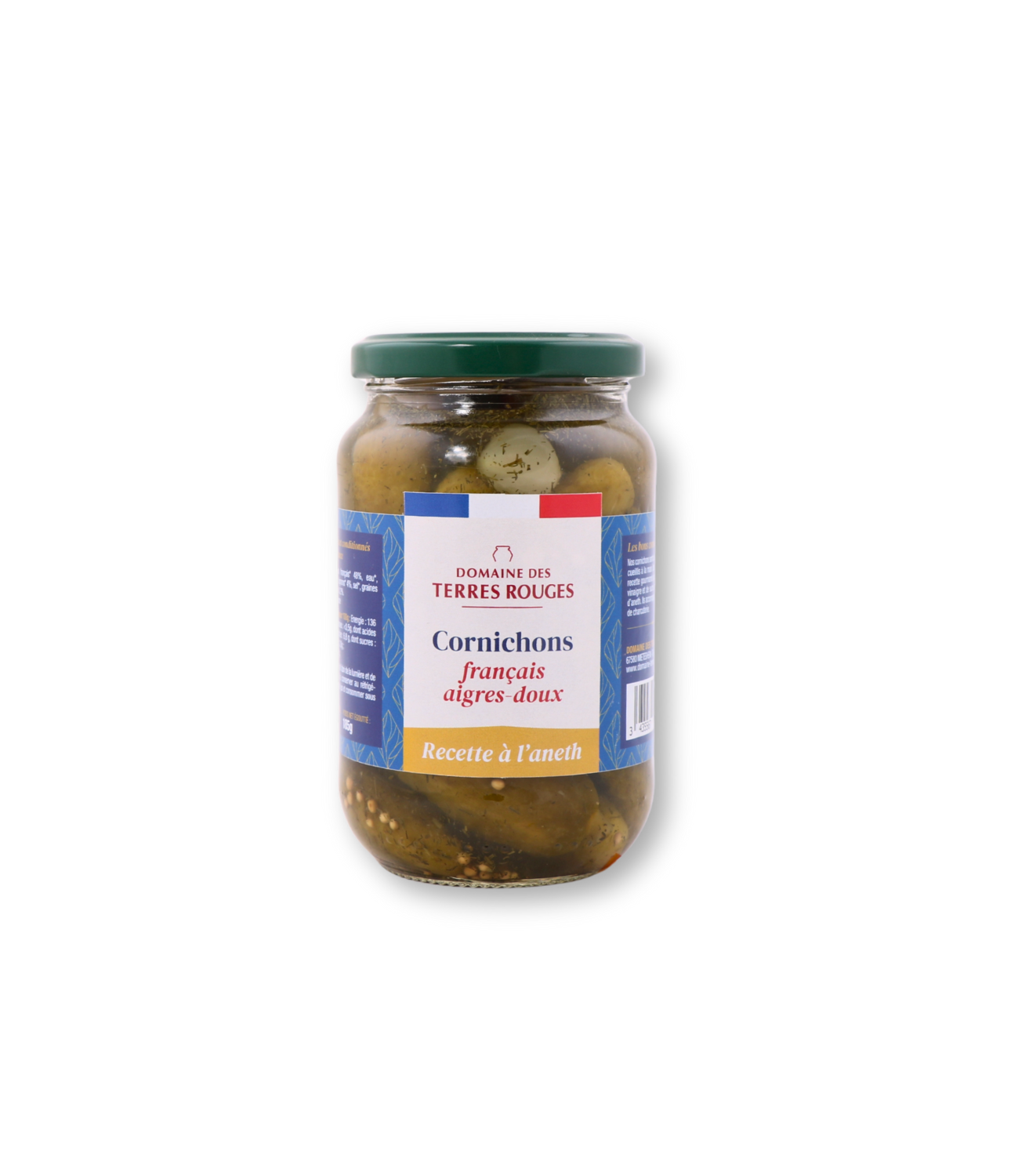 bocal de cornichons français
