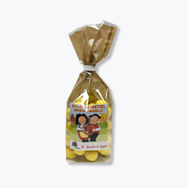 billes de bretzel saveur mirabelle