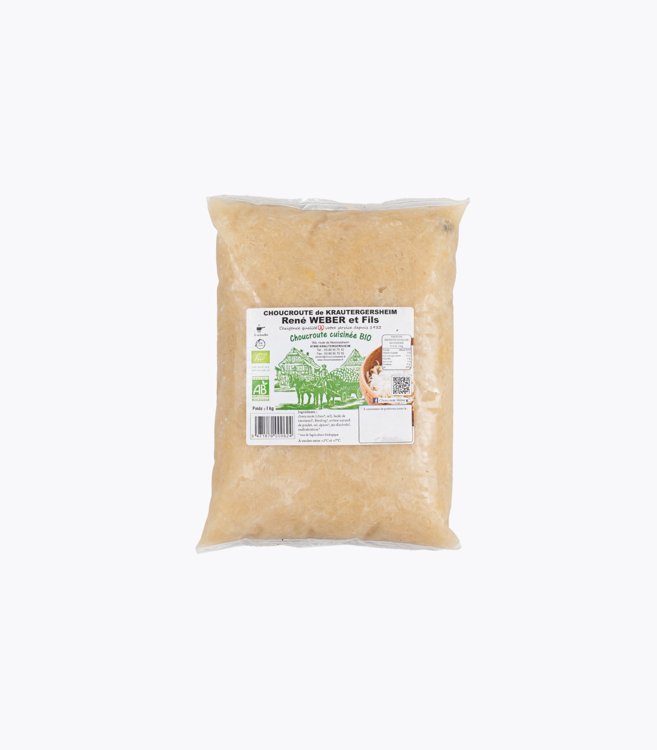 sachet choucroute bio weber