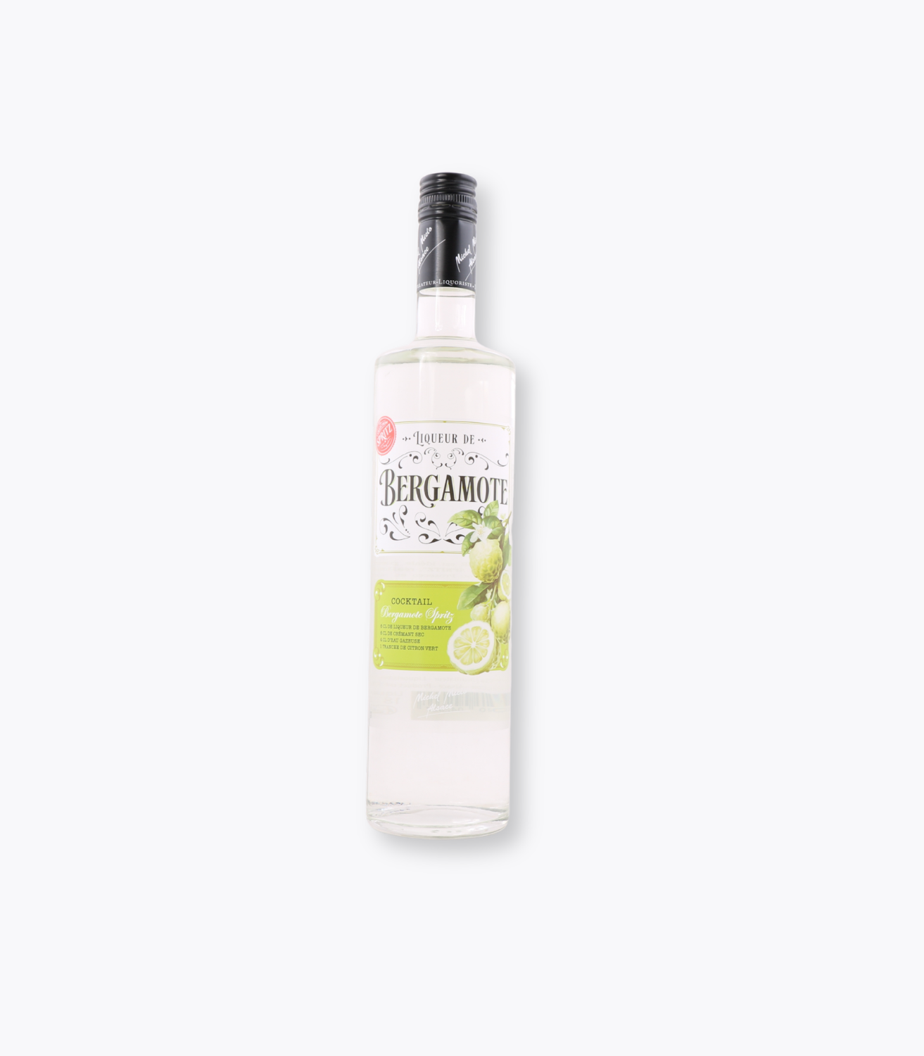bouteille de liqueur de bergamote