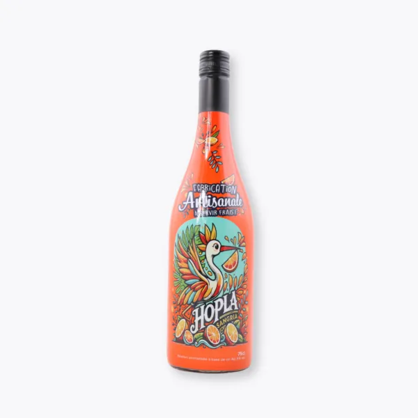 bouteille de sangria rouge