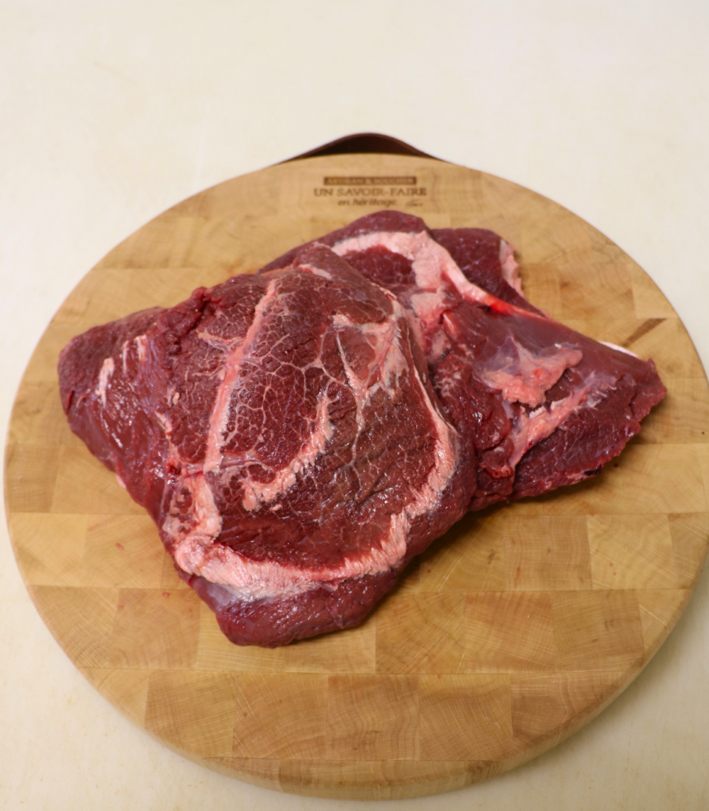 1kg joue de bœuf sur planche