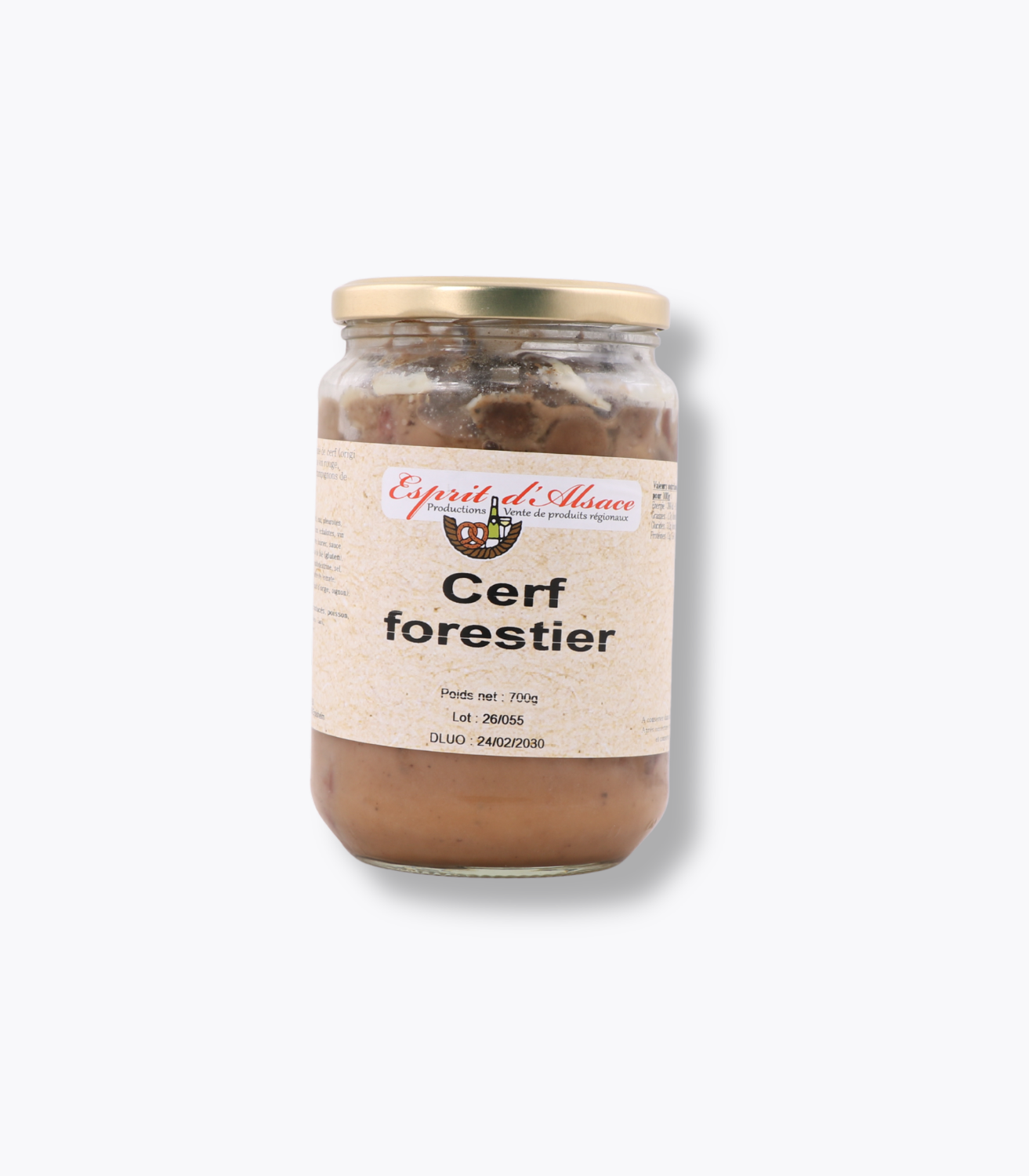 bocal cerf forestier 700g
