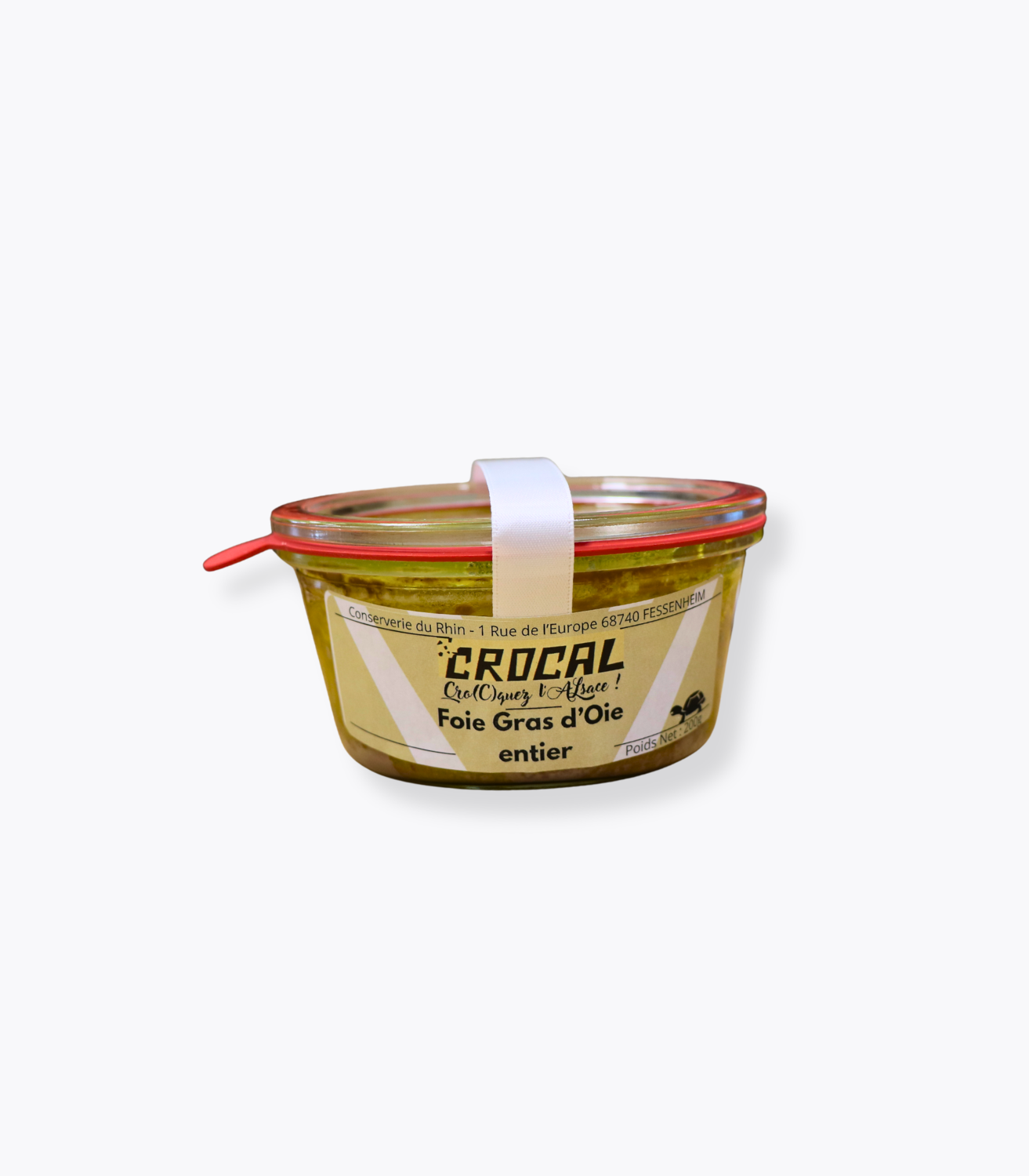 bocal seul foie gras oie