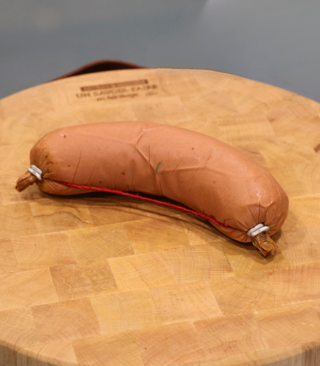 saucisse de foie champignon entière